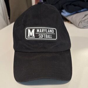 Maryland Softball Black Cap UMD Terps Terrapins